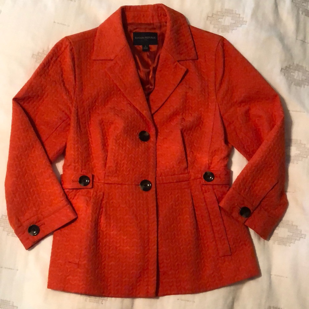 Banana Republic Women’s Orange Blazer